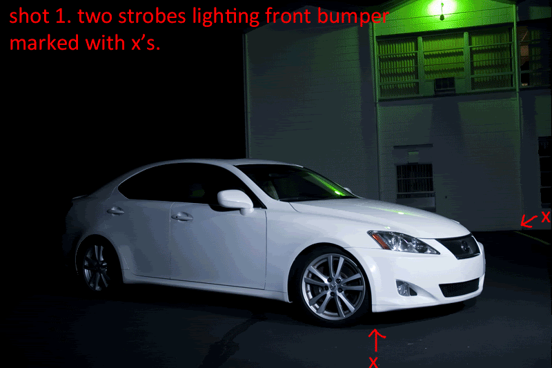 Re Strobe Lighting for Car Photography
