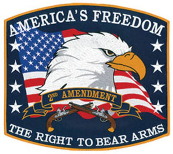 2nd Amendment Right to Bear Arms, This patch, America's Freedom 2nd Amendment The Right to Bear Arms is the visual aid for a very funny Obama gun control story shared on my blog at http://conspiracyparanormal.blogspot.com