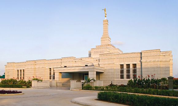 Aba Nigeria Mormon Temple, This is the LDS or Mormon Temple in Aba, Nigeria. The Church of Jesus Christ of latter-day Saints has nearly 200 temples around the world. Temples are different than Sunday meeting houses, of which there are thousands. Temples are dedicated to special ceremonies such as eternal marriages, baptisma for the dead, and other sacred ordinances for both living and dead.