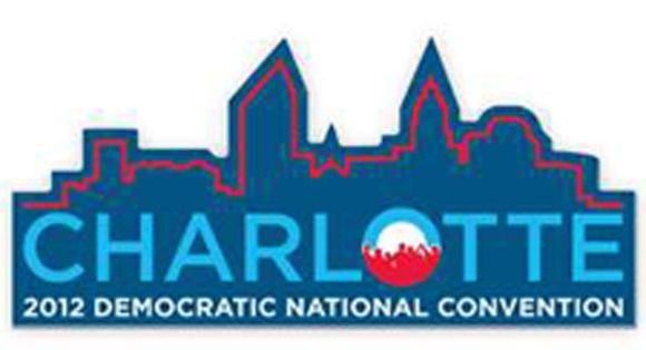 Democratic National Convention DNC 2012 Charlotte NC total flop, This low quality, piss poor image of the 2012 DNC logo represents the dismal quality and lack of character demonstrated by liberal democrats everywhere. Notice how the 2012 DNC was just a bunch of angry, jaded women vilifying men and ignoring God. Notice how the new Obama logo looks like a bunch of blood-soaked people drowning under an Oppressive regime. O for Obama is O for Oppression.