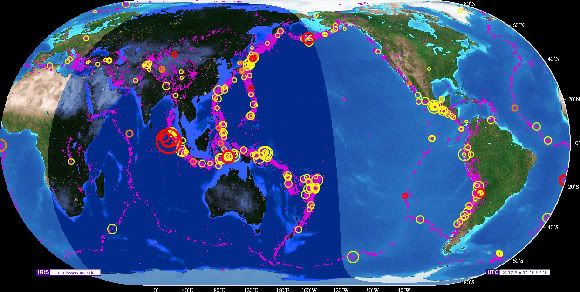 Incorporated Research Institutions for Seismology Seismic Monitor Image April 11, 2012, www.iris.edu seismic monitor snapshot taken  April 11, 2012