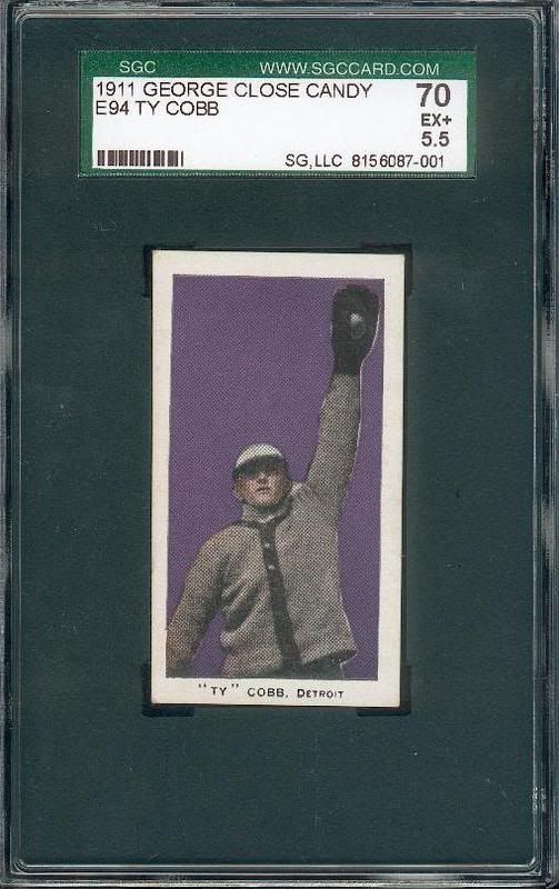 1911 E94 Ty Cobb Purple Front
