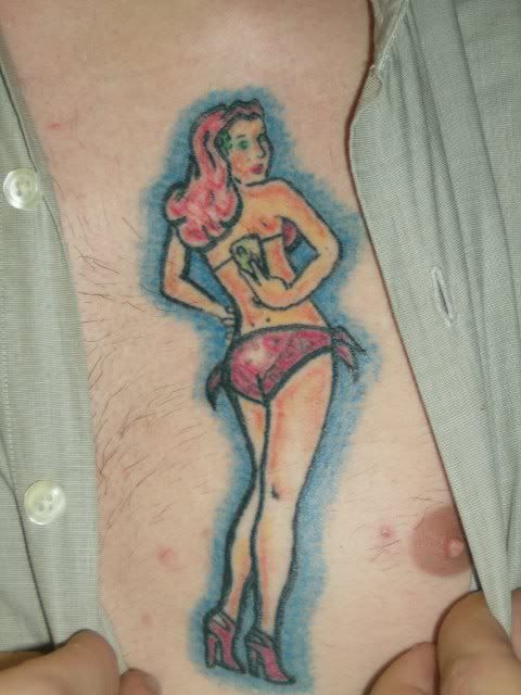 tattoo pin up girls. chase#39;s pin up girl Image