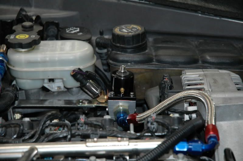 How do I hook up my fuel pressure gauge when I get an A&A Corvette fuel