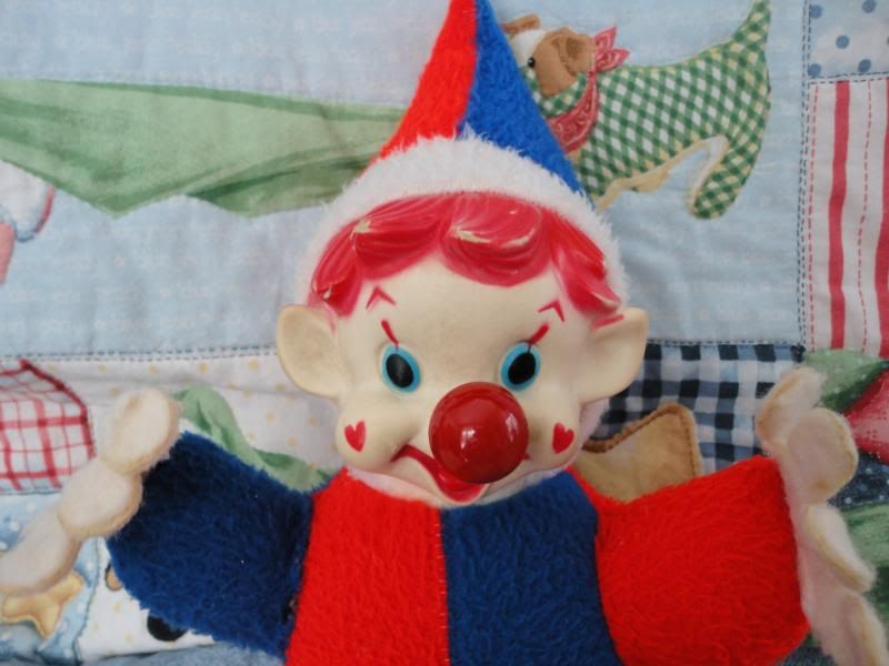 Antique REGAL TOY Wind Up Nose Musical CLOWN eBay