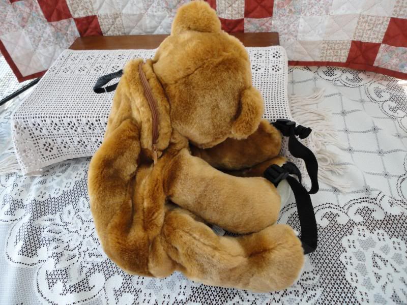 Teddy Bear Soft Stuffed Plush Jumbo Zippered Backpack eBay