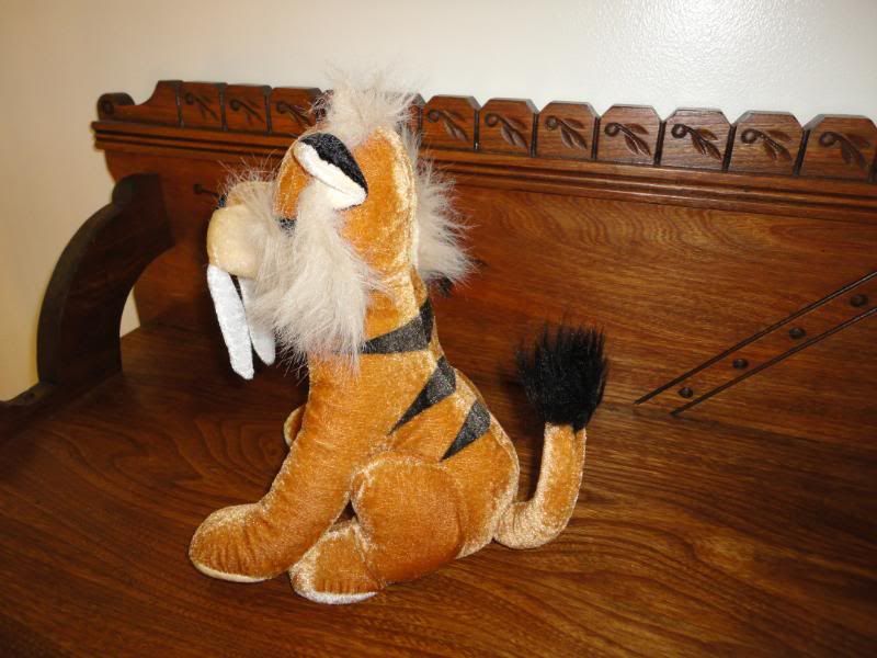 saber tooth tiger plush