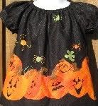 Halloween Peasant top size 2T or 4T SALE