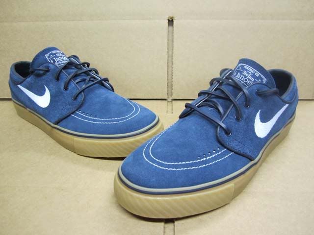 stefan janoski obsidian navy gum white nike sb 12 | eBay