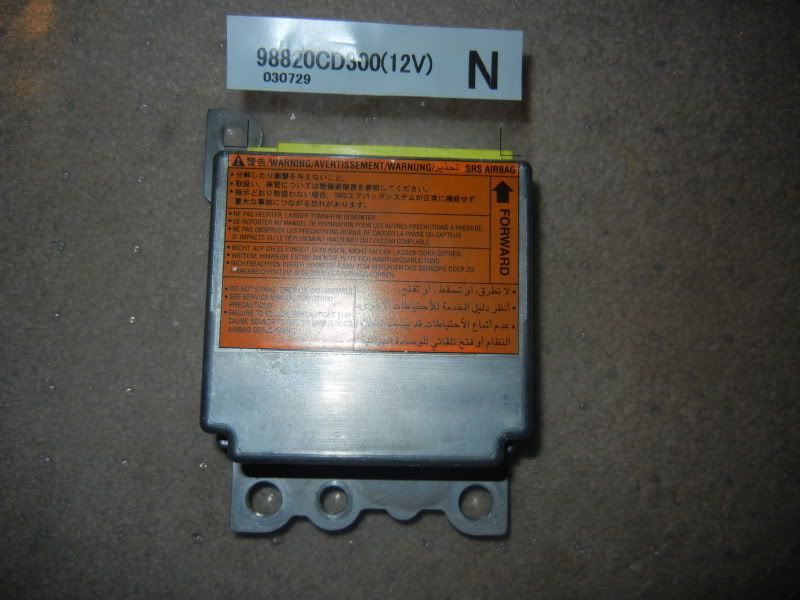 Nissan 350z airbag module #4
