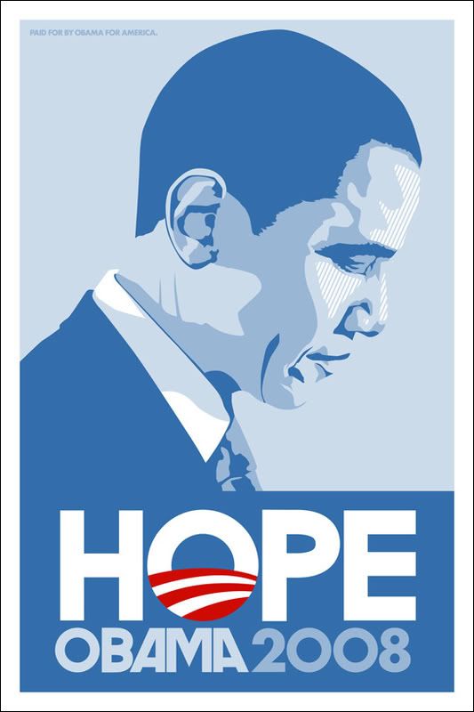 barack obama hope. Barack Obama Hope Poster in