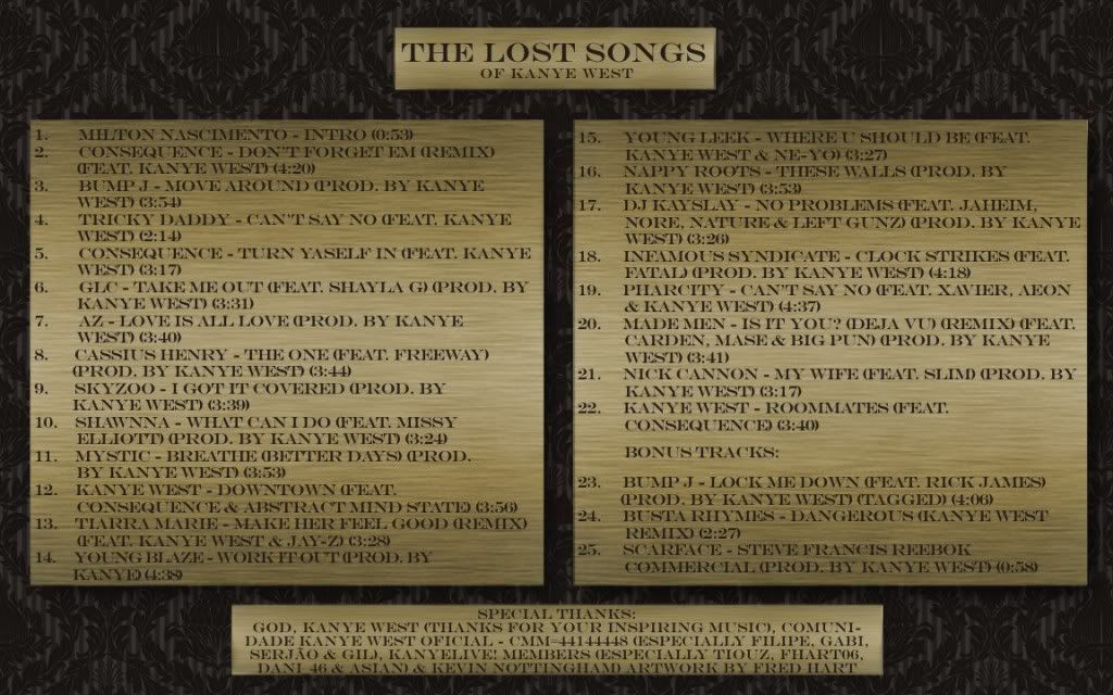 Kanye West - The Lost Songs