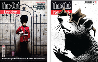 Banksy Time Out covers