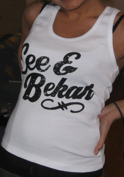 Cee & Bekah Womens Tee - WHITE