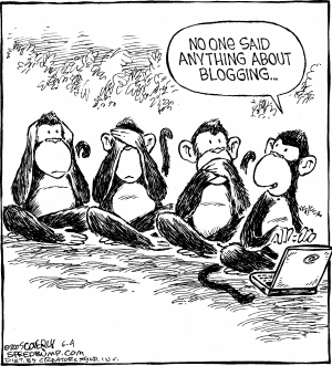 Monkeys blogging