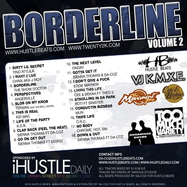 Hustle Beats - Borderline Vol 2 Mixed by VJ K.M.X.E.