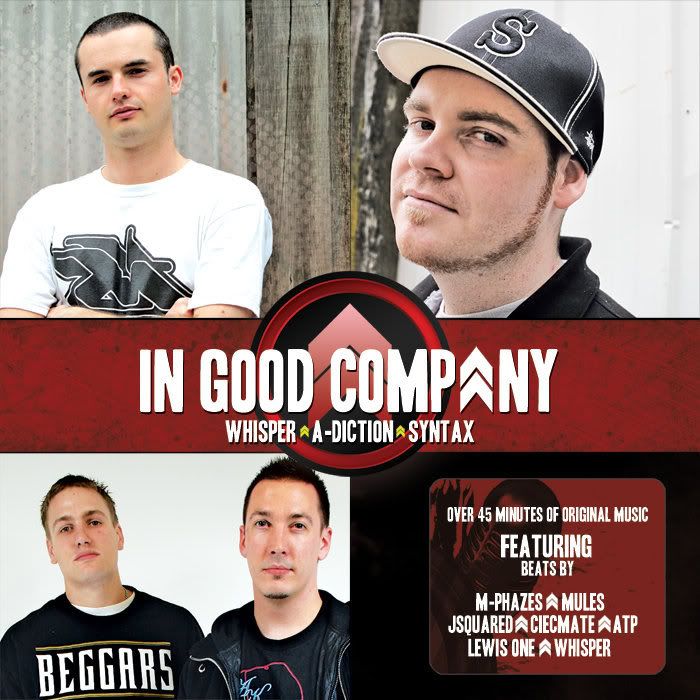 In Good Company, by A-DICTION, SYNTAX, WHISPER