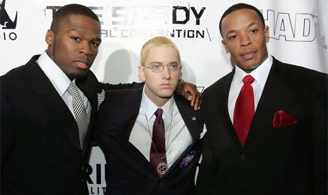 50 Cent, Eminem and Dr. Dre