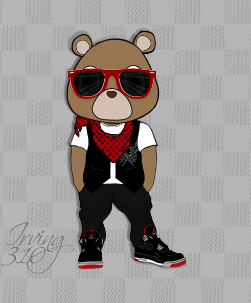 kanye west bear black ops. preview and japanese artist takashi E x kanye kanyewestbearart kanyemar, littleabout kanye was on grey google wallpapers Kanye+west+ear+art