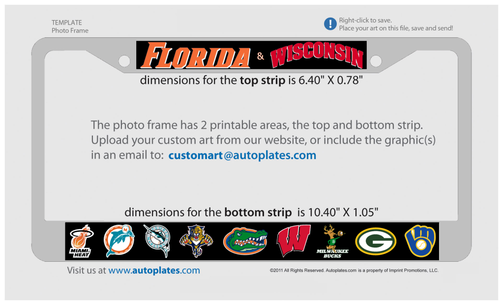 Design Your Own Sports Logo License Plate Frame Sports Logo News