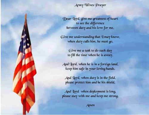 Army Wife Prayer