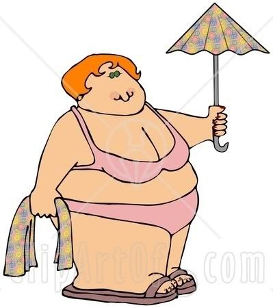 Fat woman