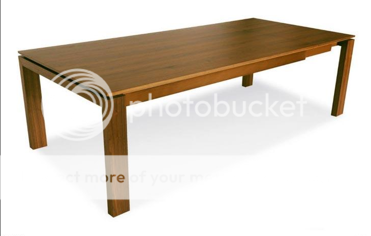 Modern Italian Calligaris TraTTo expandable Contemporary DINING table 