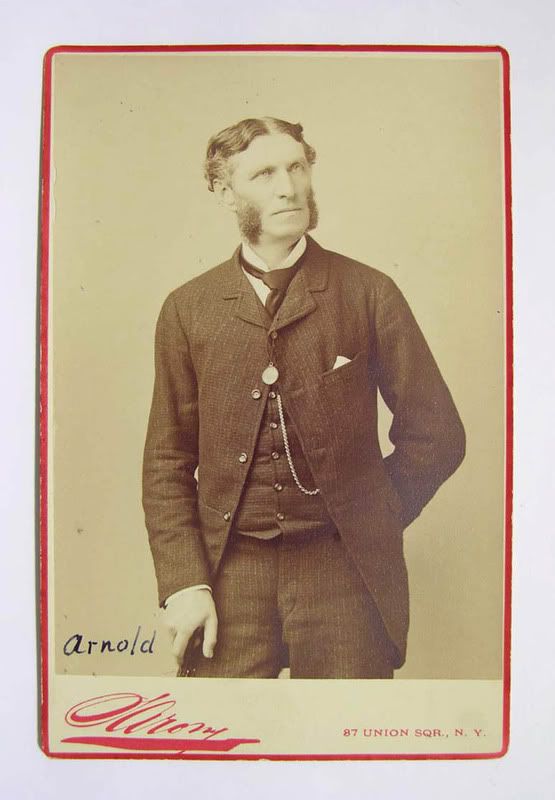 Cabinet Card Matthew Arnold English Poet 1883 Sarony NY