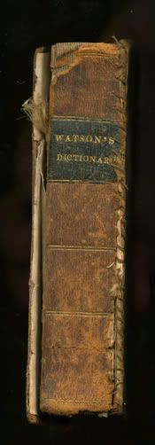 Dictionary Names Terms Bible 1834 Watson Covel  