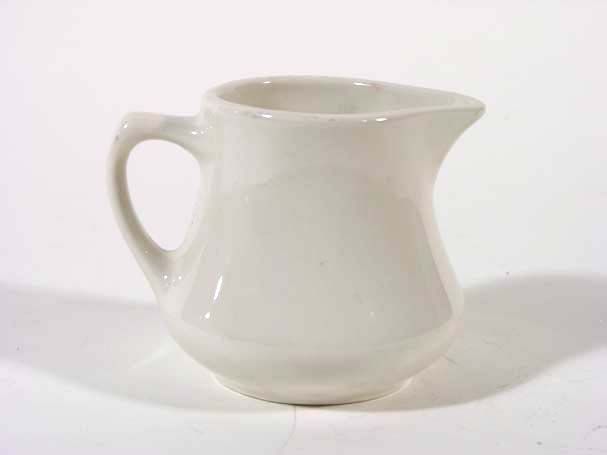 Vintage Homer Laughlin White Ironstone Creamer  