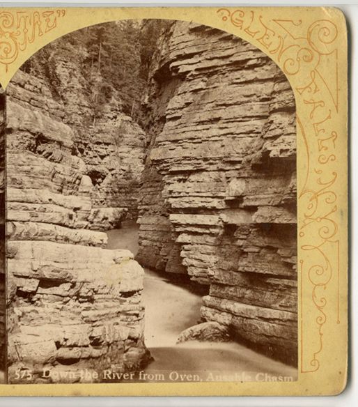 SV Ausable Chasm Devils Oven 1870s Seneca Ray Stoddard  