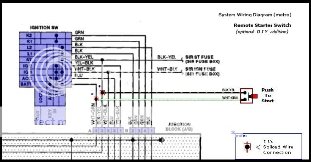 Push Button Ignition? 1994 geo prizm radio wiring diagram 