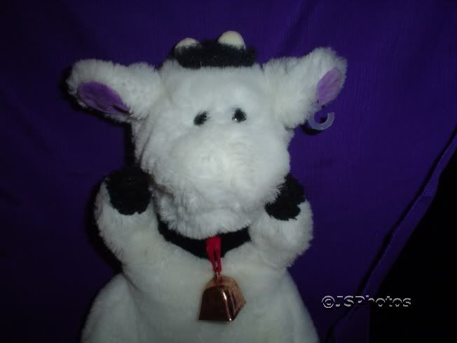 Gund Daisy Cow Puppet Plush Unique 9135 VINTAGE 1988  