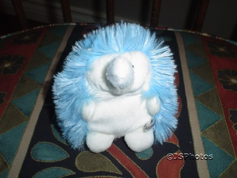   soft plush embroidered mouth and eyes 3 tall comes with boyds cloth