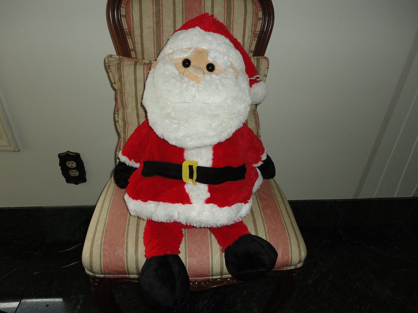 stuffed christmas santa