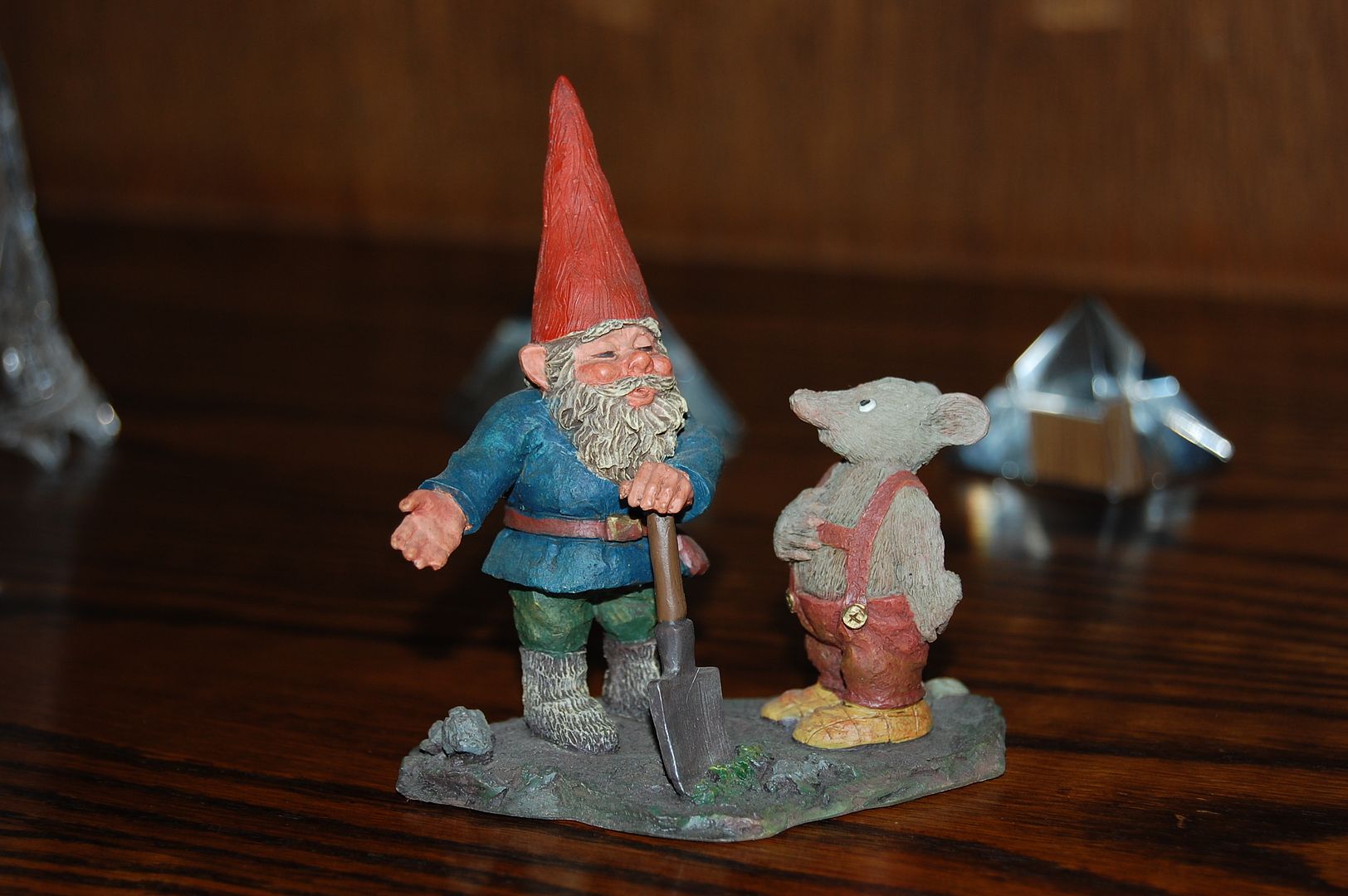 Rien Poortvliet Classic David The Gnome Statue Al With Mouse Ne Jadees Antique Bear Shoppe