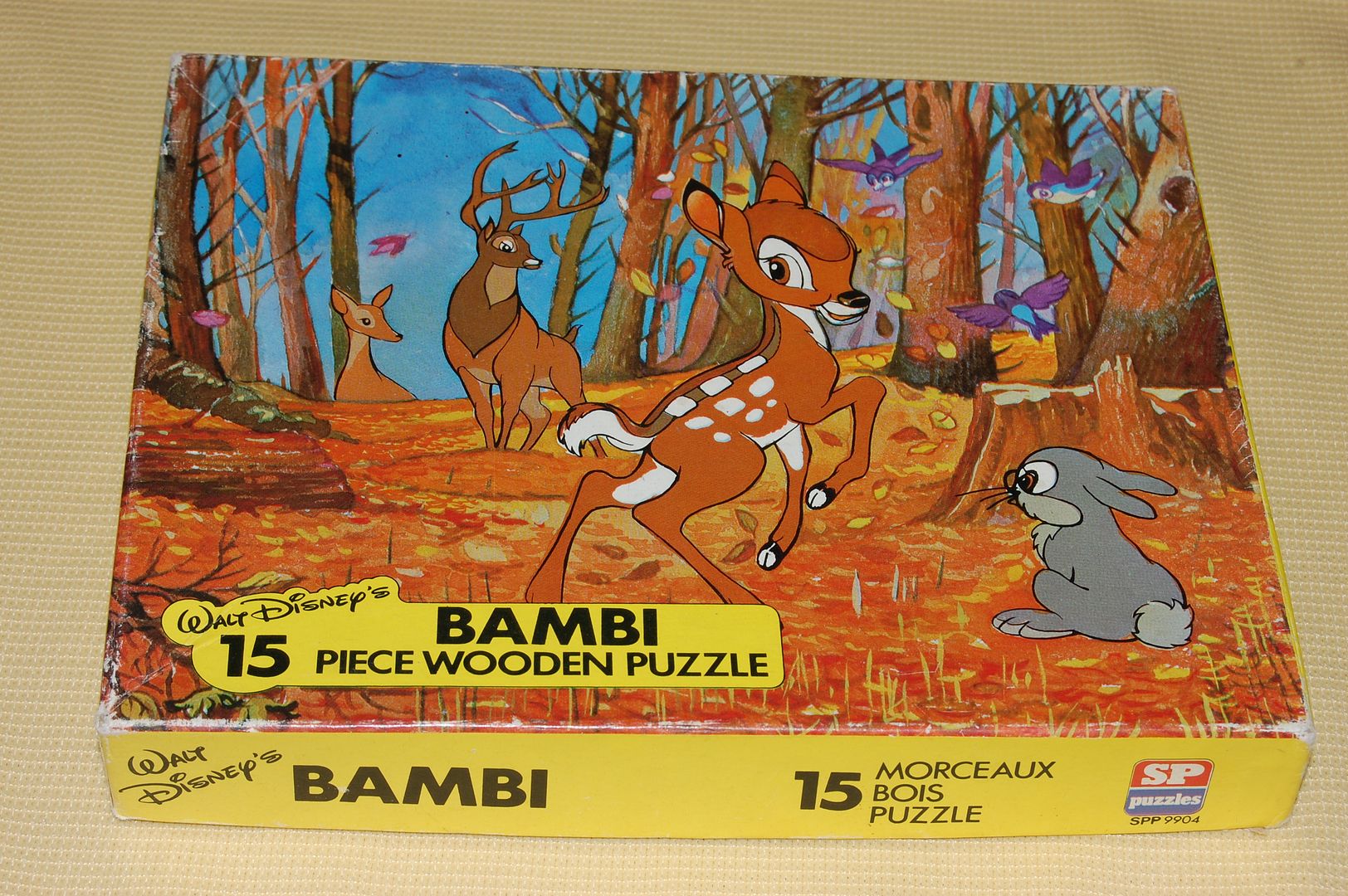 Sanctie Vreemdeling getuige Vintage Walt Disney 15 Piece Bambi in Forest Wood Puzzle 1979 Made In |  Jadees Antique Bear Shoppe