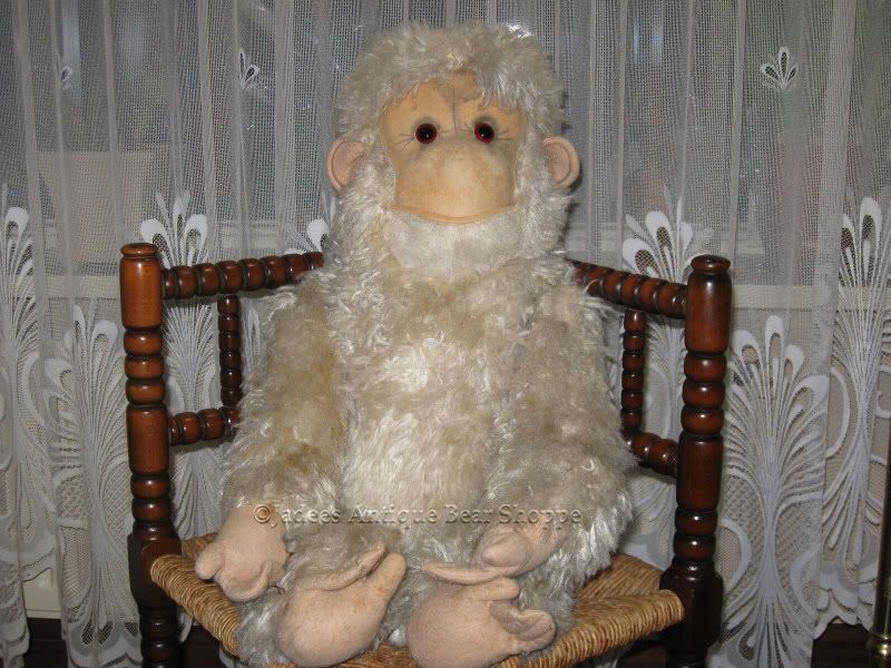 old monkey stuffed animal