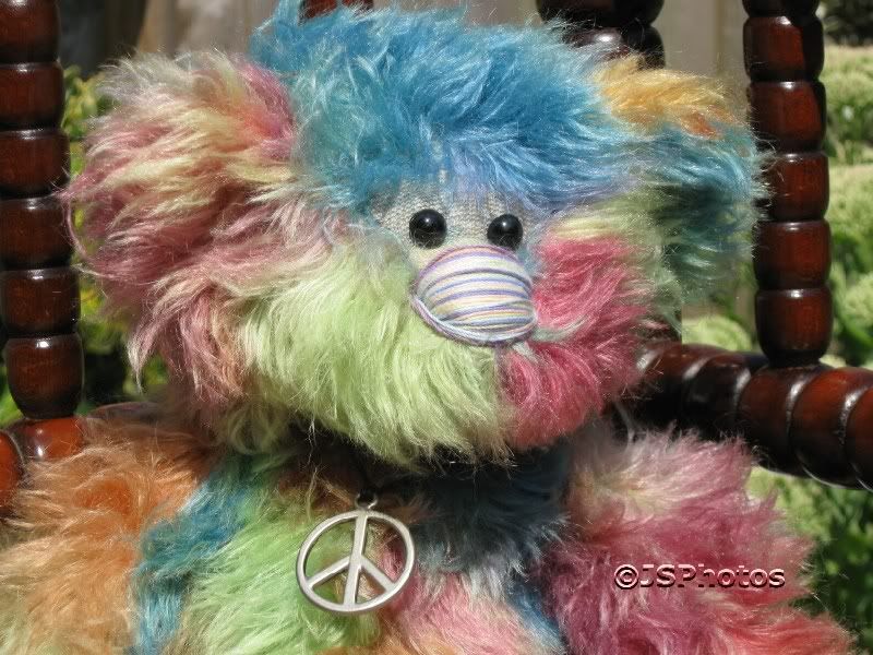 Ashton Drake Guthrie Peace Bear Artist Debbi Henretty