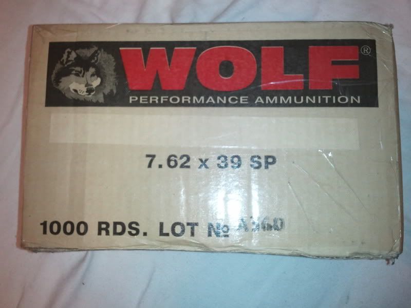 For sale hard to find 1000rds wolf 7 62x39 154 gr soft point