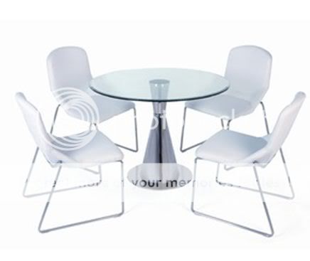 Chintaly SHARON 5 piece dining table SET modern  