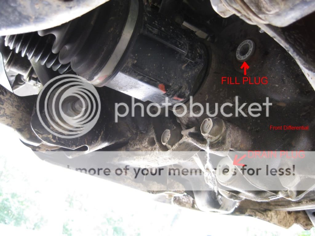 Front Differential Gear Oil Change Second Gen World